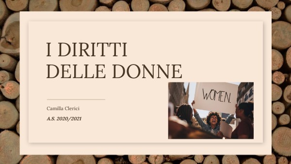 I DIRITTI DELLE DONNE
