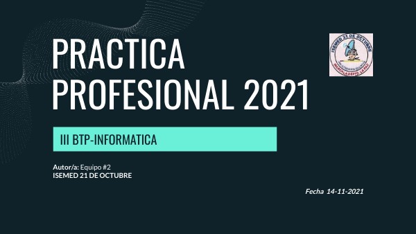 Practica Profesional | Genially