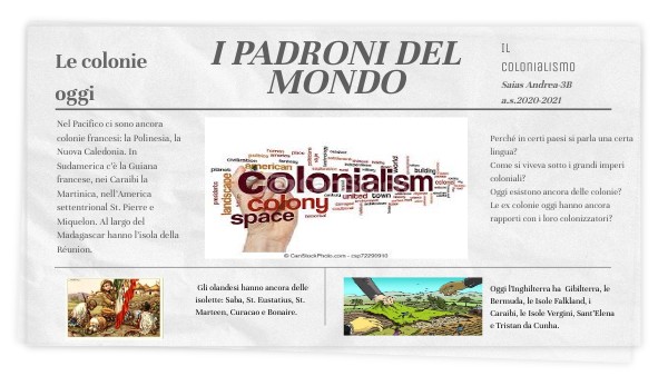 I PADRONI DEL MONDO-Saias Andrea 3B | Genially