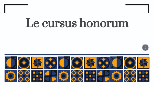 cursus honorum | Genially