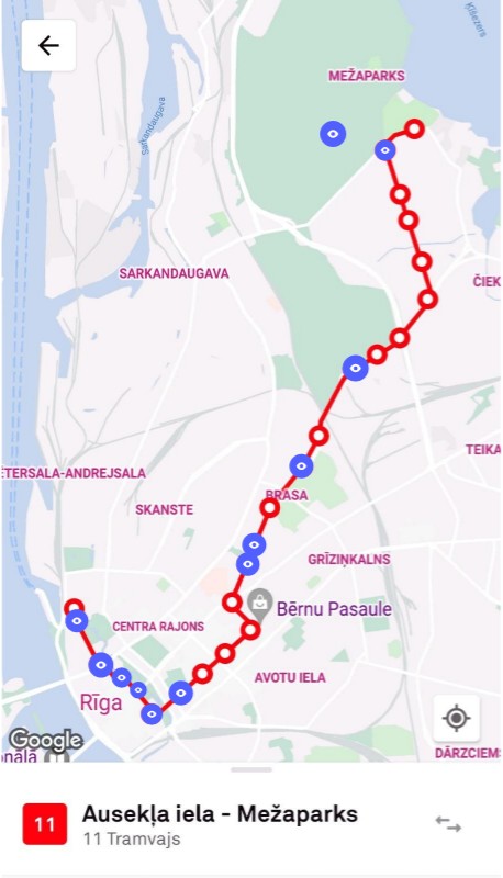 Brauciens ar 11.tramvaju. | Genially