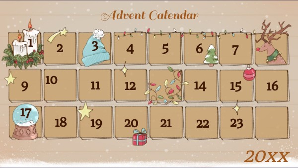 Online advent calendar | Genially