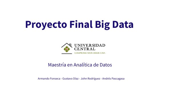 Proyecto Final Big Data