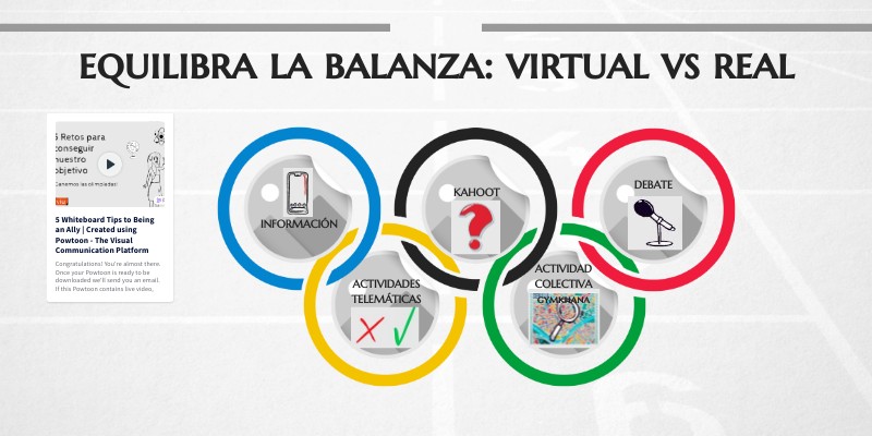 EQUILIBRA LA BALANZA: VIRTUAL VS REAL | Genially