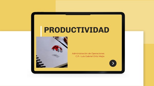 PRODUCTIVIDAD | Genially