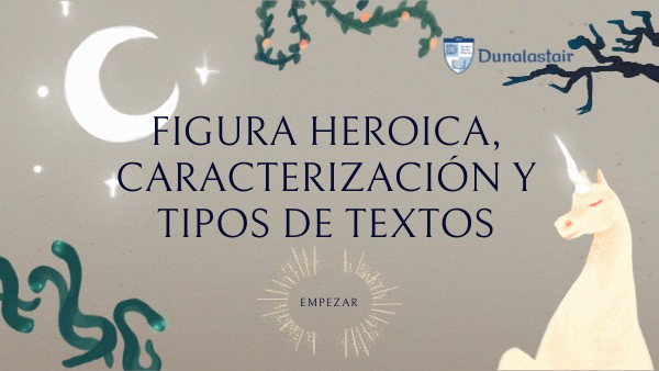 Héroe y tipos de textos