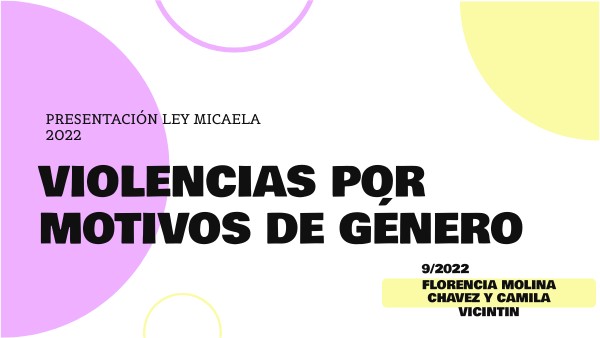 2022 - Violencia por motivos de género (Molina C- Vicintin)