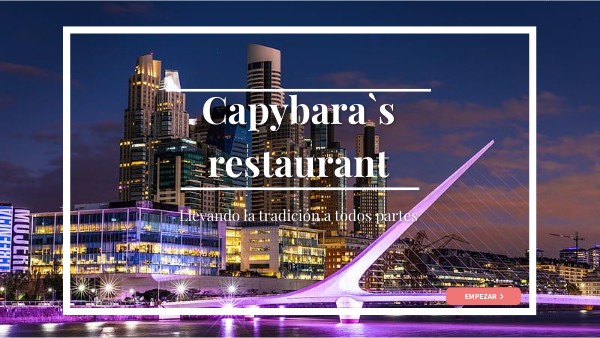 Pagina web-Capybara