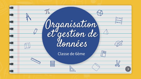 Maths RONGERE Organisation et gestion des données | Genially