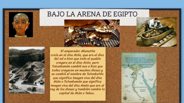 BAJO LA ARENA DE EGIPTO
