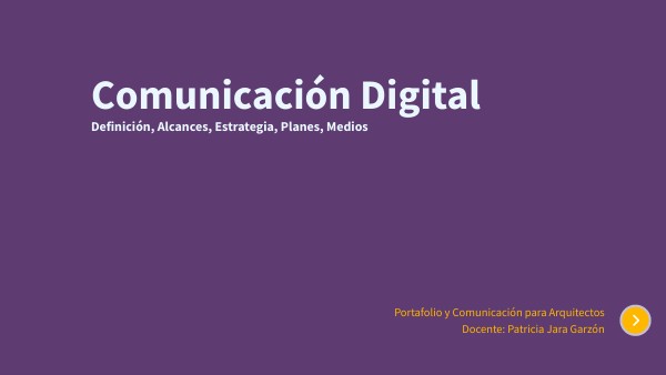 Comunicación Digital | Genially