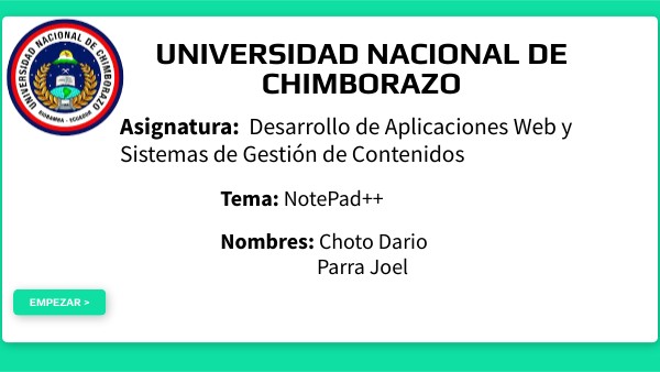 notepad++ | Genially