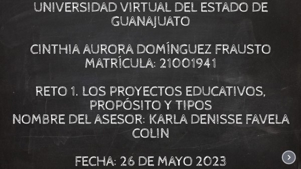 PROYECTO EDUCATIVO