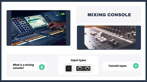 The simple mixing console EN