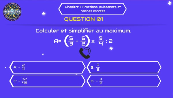 Maths Chapitre 1 | Genially