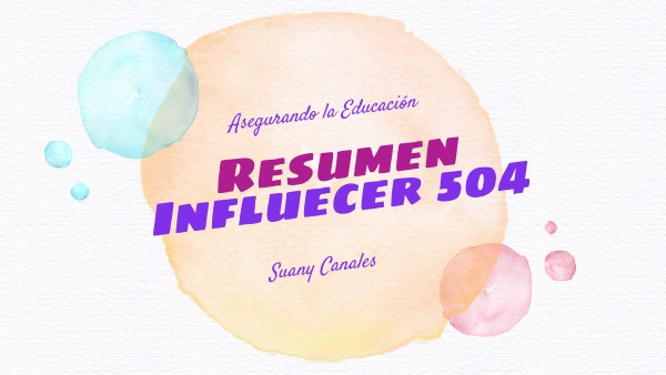 Resumen Influencer 504