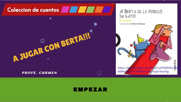 A BERTA SE LE PERDIO SU GATO | Genially