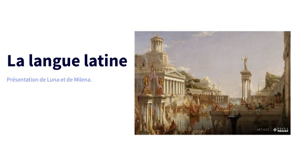 Page De Présentation Latin Présentation latin