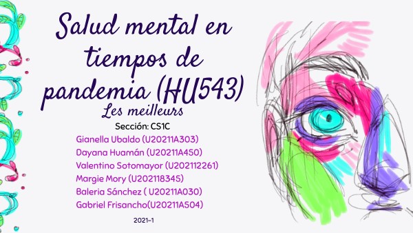 SALUD MENTAL EN TIEMPOS DE PANDEMIA | Genially