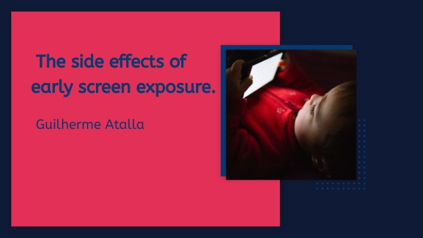 The side effects of early screen exposition