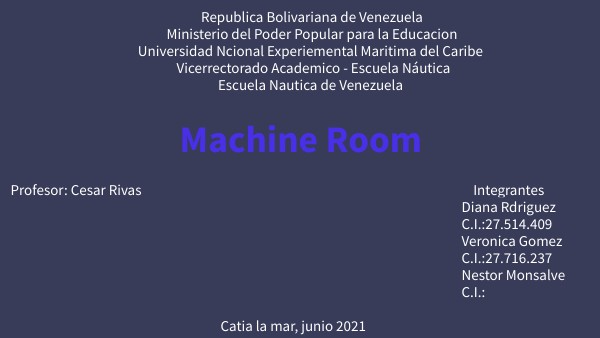 Machine Room