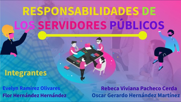 RESPONSABILIDADES DE LOS SERVIDORES PÚBLICOS | Genially