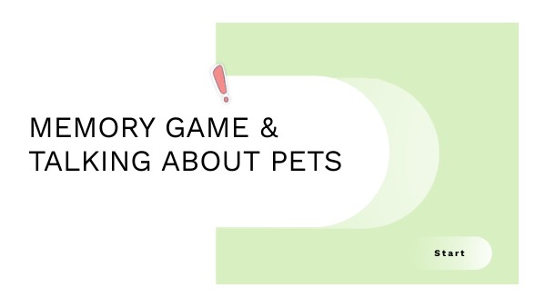 ANIMALS MEMORY GAME | Genially
