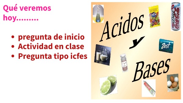 ácidos y bases según Arenius