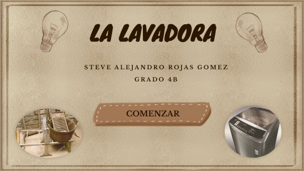 La lavadora - Steve Alejandro Rojas Gomez 4B