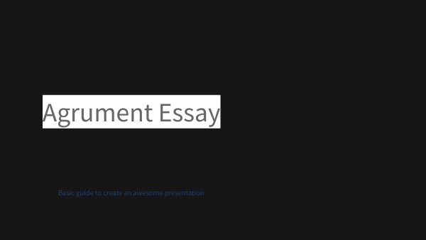 BASIC DARK PRESENTATION | Genially