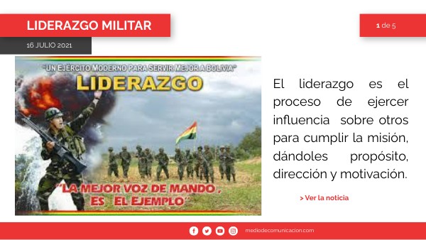 LIDERAZGO MILITAR