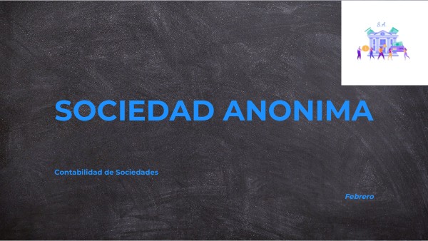 SOCIEDAD ANONIMA