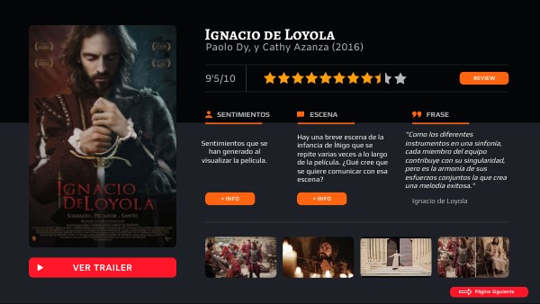 RESEÑA Película Ignacio de Loyola 2016