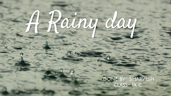 A Rainy Day Genially