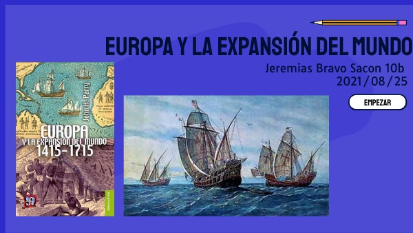 Europa y la expansión del mundo