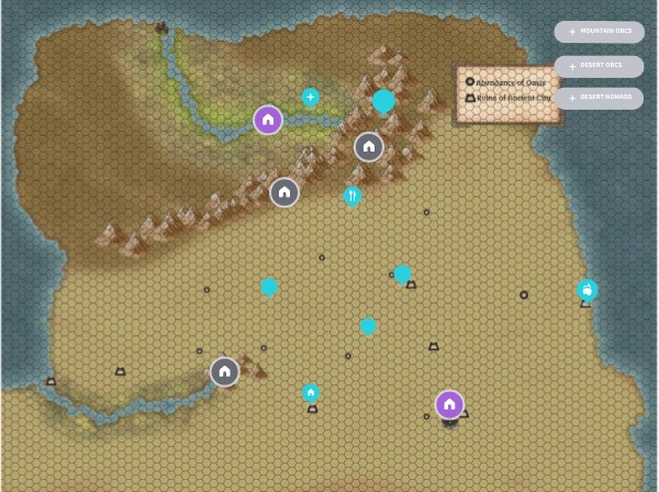 Map of the Continent - Ramsey's Map