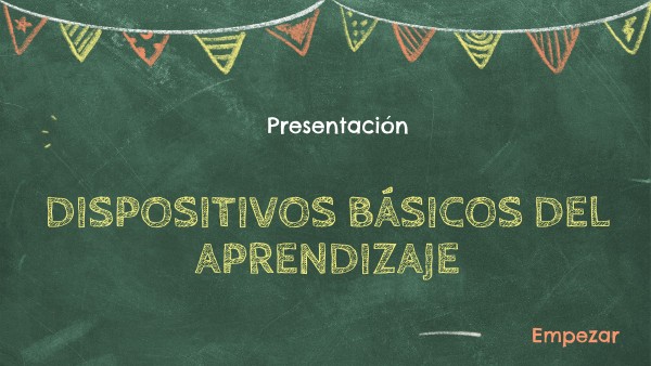 Dispositivos Básicos del Aprendizaje