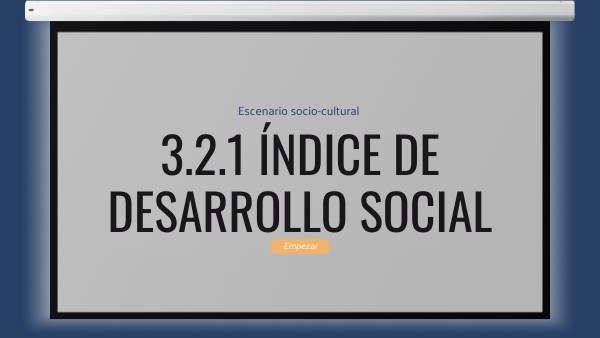 3.2.1 Índice de desarrollo social | Genially