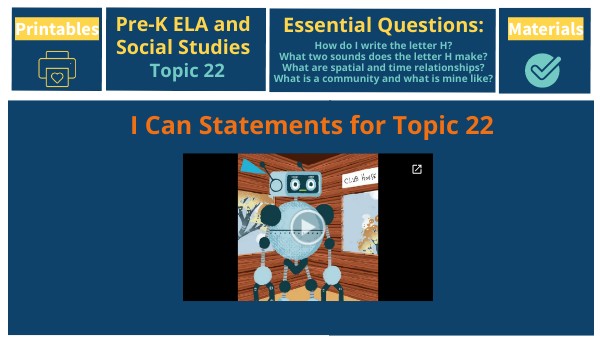 ELA Topic 22 Landing Page