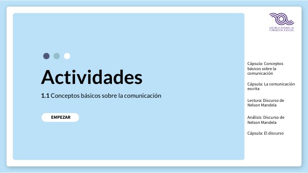 1.1 Conceptos básicos sobre la comunicación | Genially