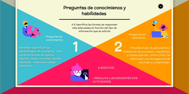 PREGUNTAS DE CONOCIMIENTO Y HABILIDADES