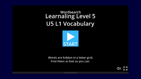 Learnaling Level 5 U5 L1 HOMEWORK | Genially