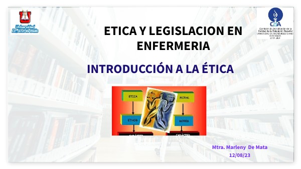 INTRODUCCION A LA ETICA