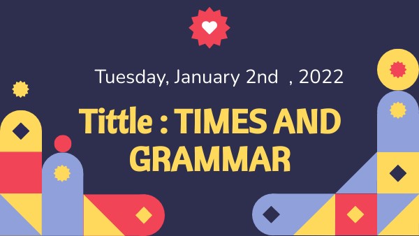 Tuesday 4th | Genially