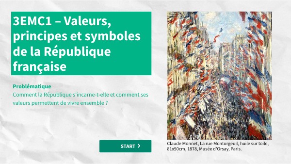 3EMC1 - Valeurs, principes et symboles de la République française