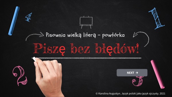 Powtórka z zasad pisowni wielką literą