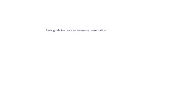 4 BASIC PRESENTATION | Genially