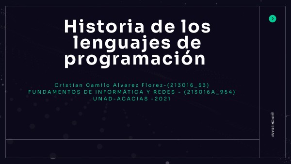 el lenguaje de programación | Genially