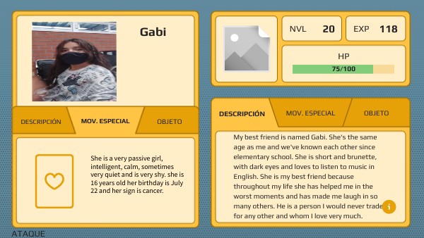 FICHA PERSONAJE | Genially