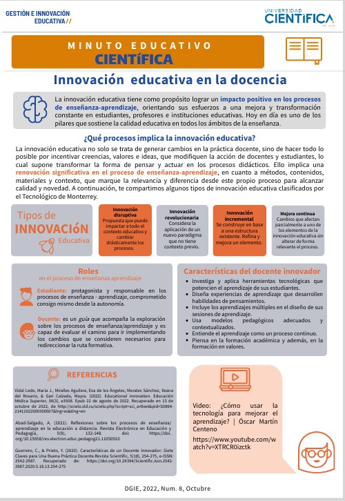 Minuto educativo 2022-2_1_Docente Innovador | Genially